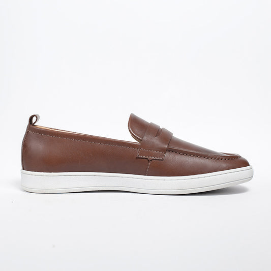 MMS047 Brown - Make My Shoes Lab - Man Moccasin