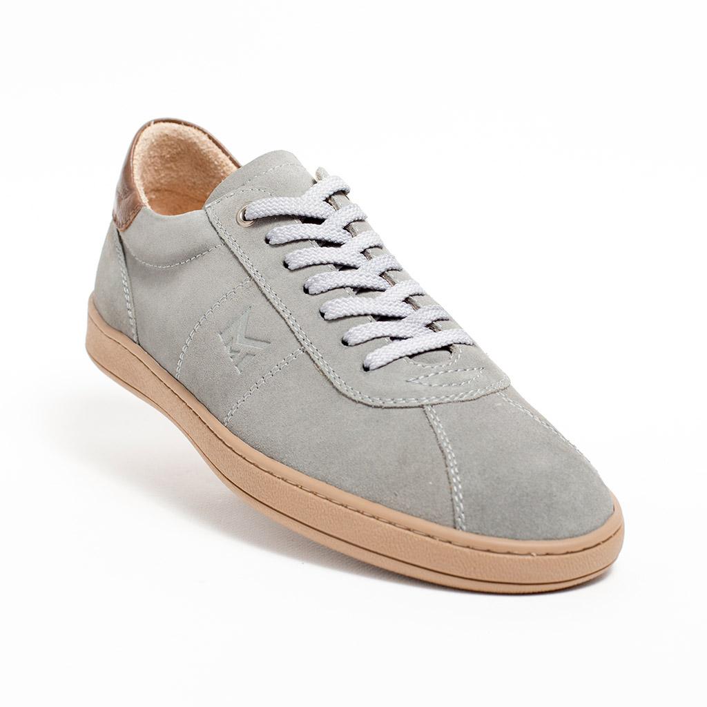 MMS009 Grey Suede
