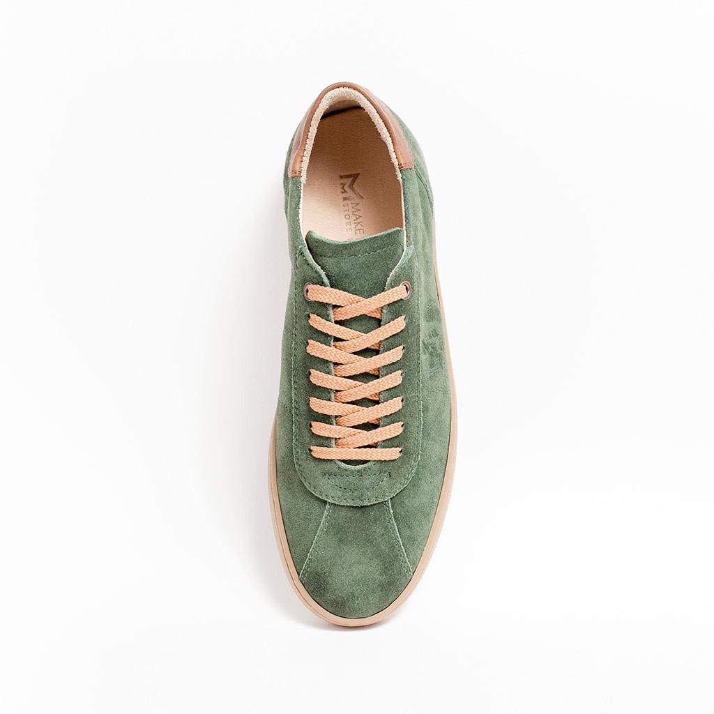 MMS009 Green Suede