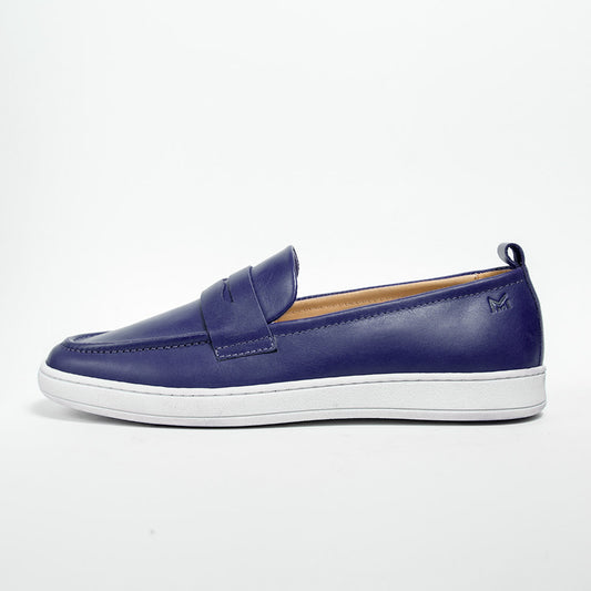 MMS047 Navy - Make My Shoes Lab - Man Moccasin