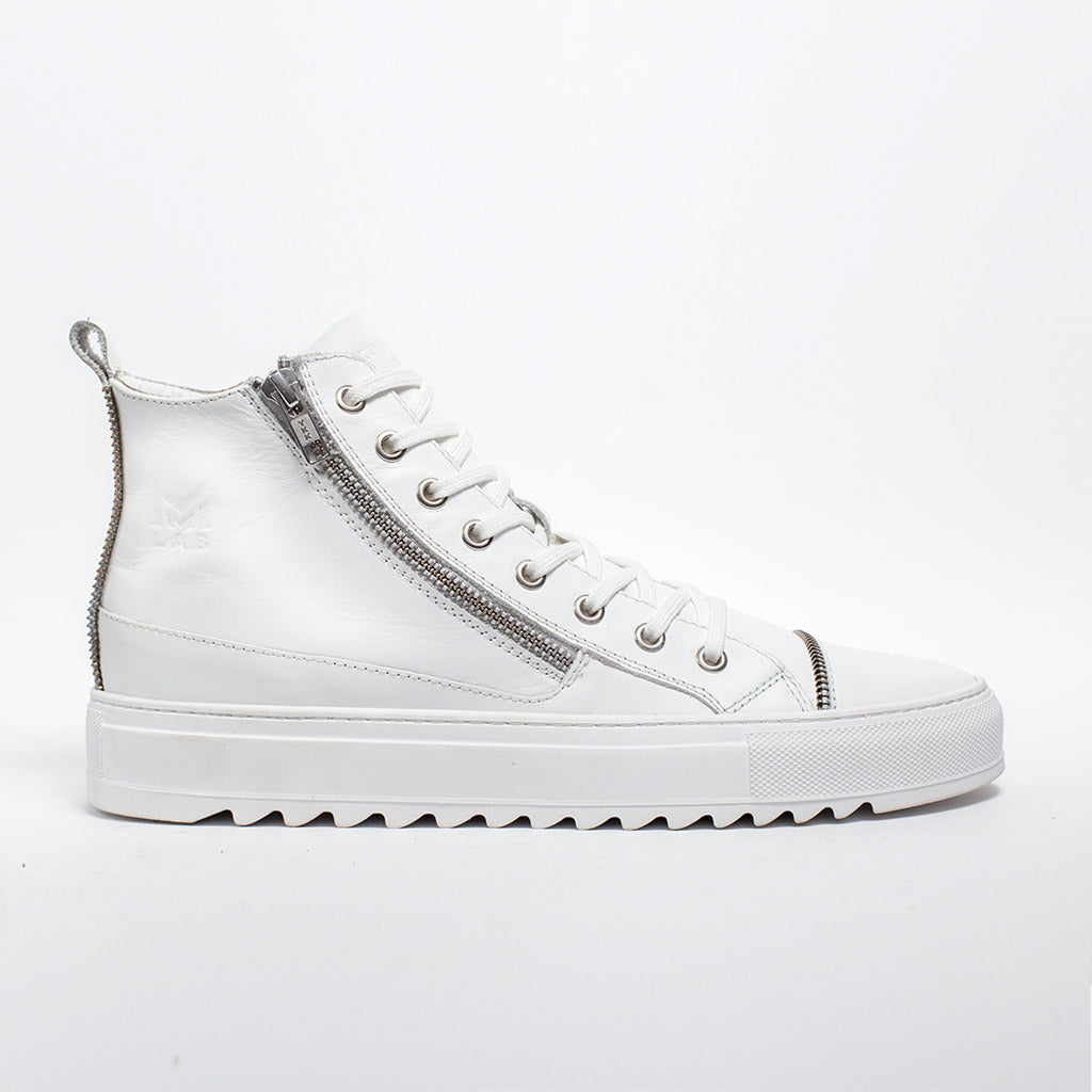 MMS031 White - Make My Shoes Lab - Man Boots