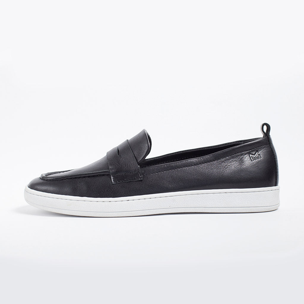 MMS047 Black - Make My Shoes Lab - Man Moccasin