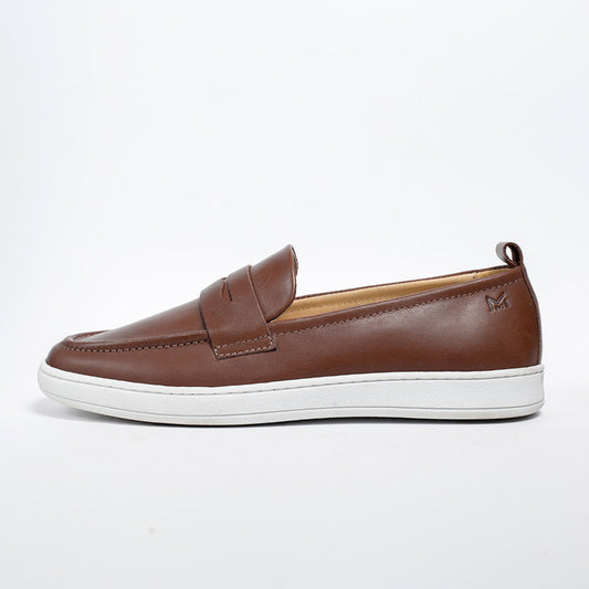 MMS047 Brown - Make My Shoes Lab - Man Moccasin