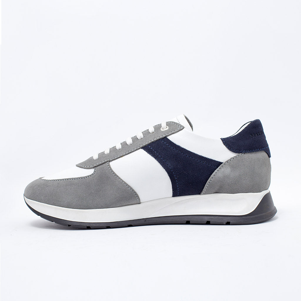 MMS034 Navy & Grey - Make My Shoes Lab - Man Sneaker
