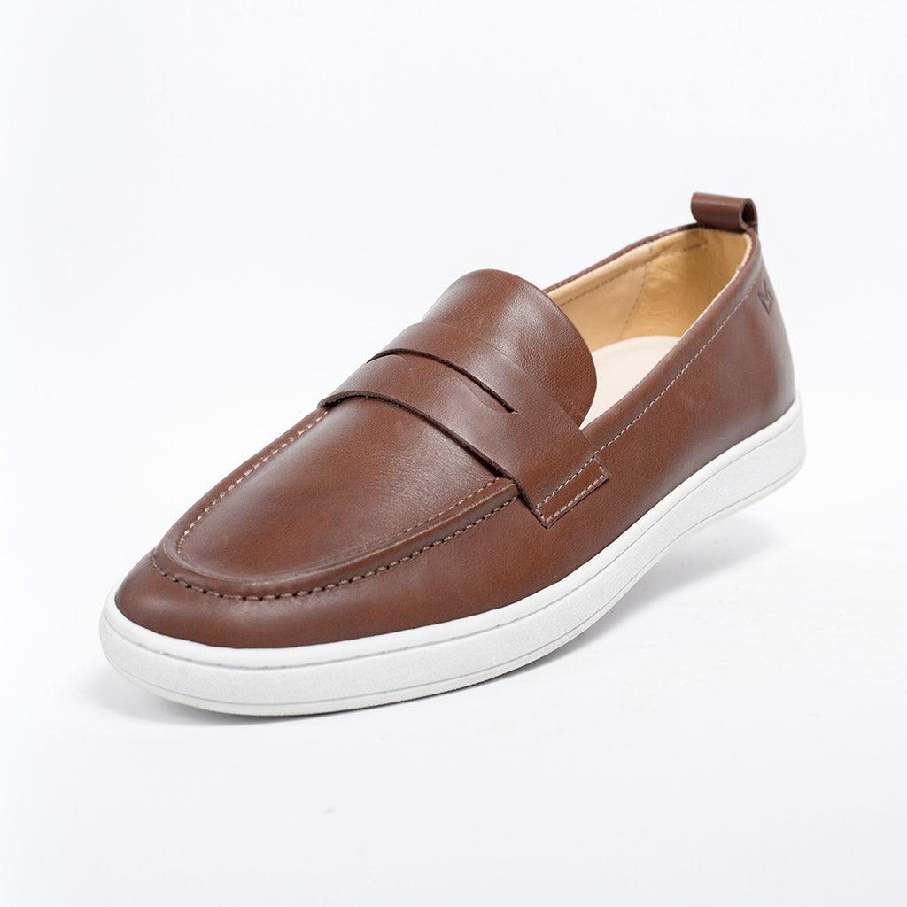 MMS047 Brown - Make My Shoes Lab - Man Moccasin
