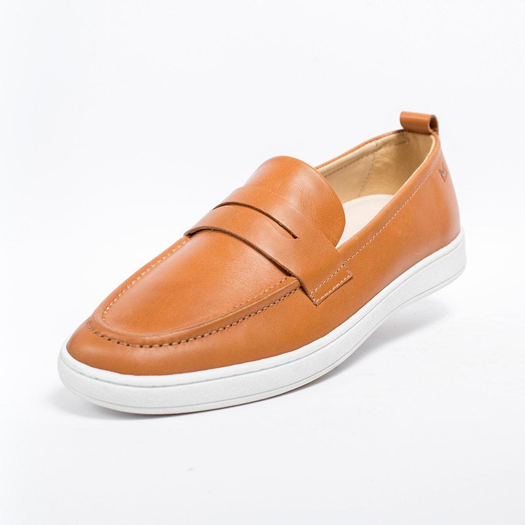 MMS047 Tan - Make My Shoes Lab - Man Moccasin
