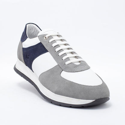 MMS034 Navy & Grey - Make My Shoes Lab - Man Sneaker