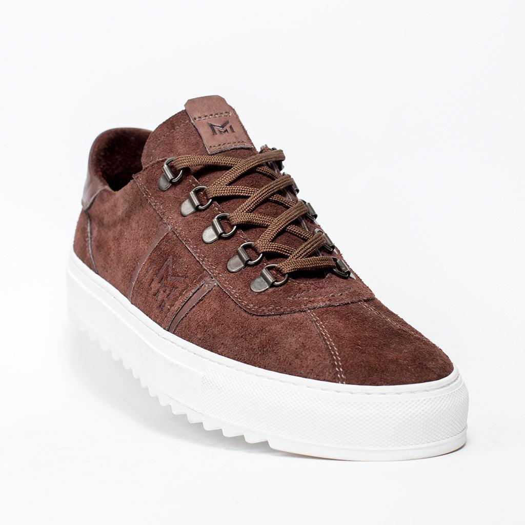 MMS032 Chocolate Brown Suede - Make My Shoes Lab - Man Sneaker