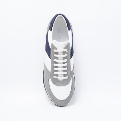 MMS034 Navy & Grey - Make My Shoes Lab - Man Sneaker