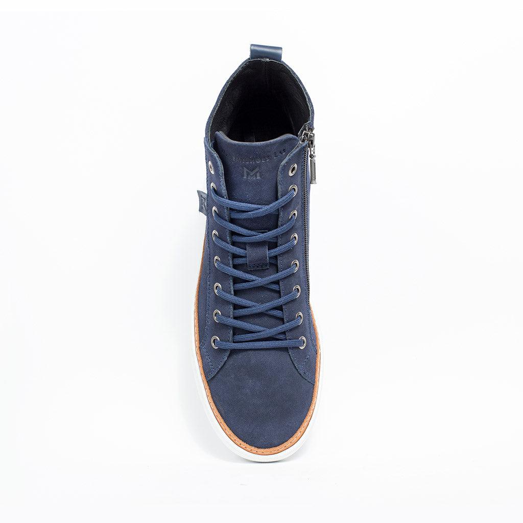 MMS035 Navy Suede - Make My Shoes Lab - Man Boots