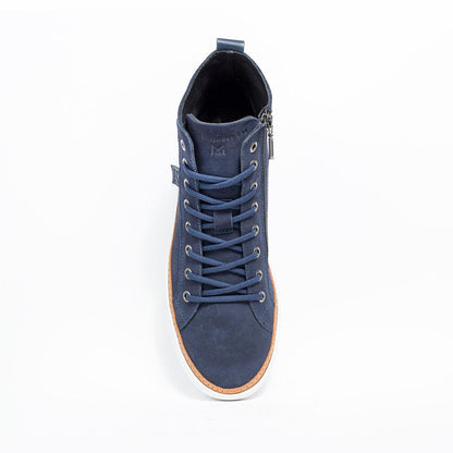 MMS035 Navy Suede - Make My Shoes Lab - Man Boots