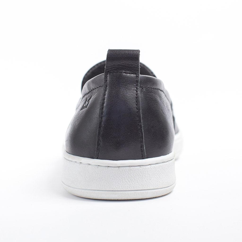 MMS047 Black - Make My Shoes Lab - Man Moccasin