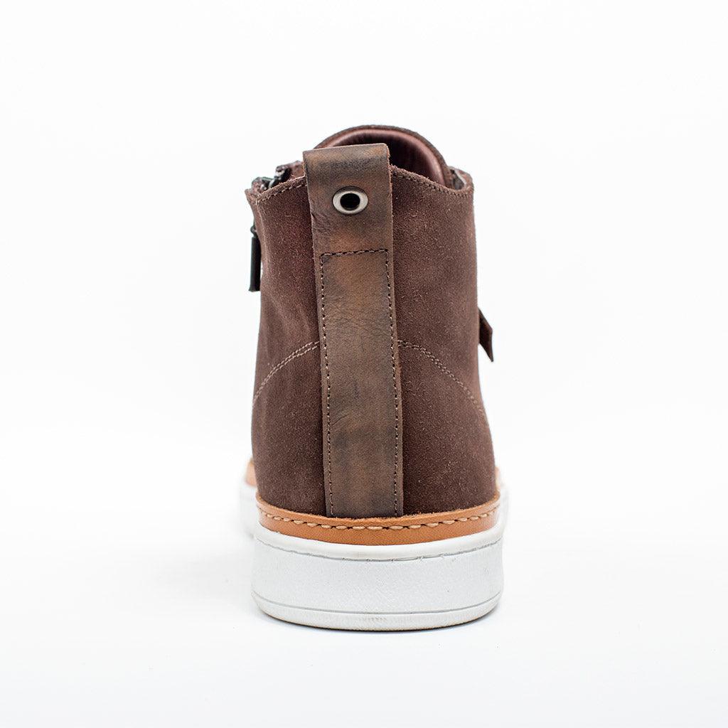 MMS035 Chocolate Brown Suede - Make My Shoes Lab - Man Boots