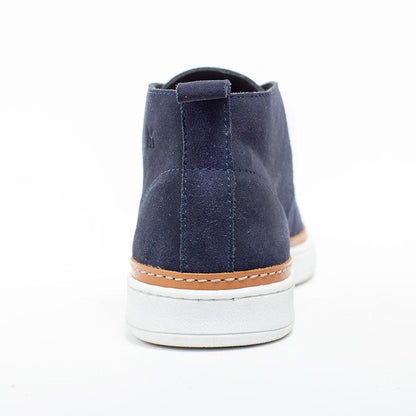 MMS033 Navy Suede - Make My Shoes Lab - Man Ankle Boot