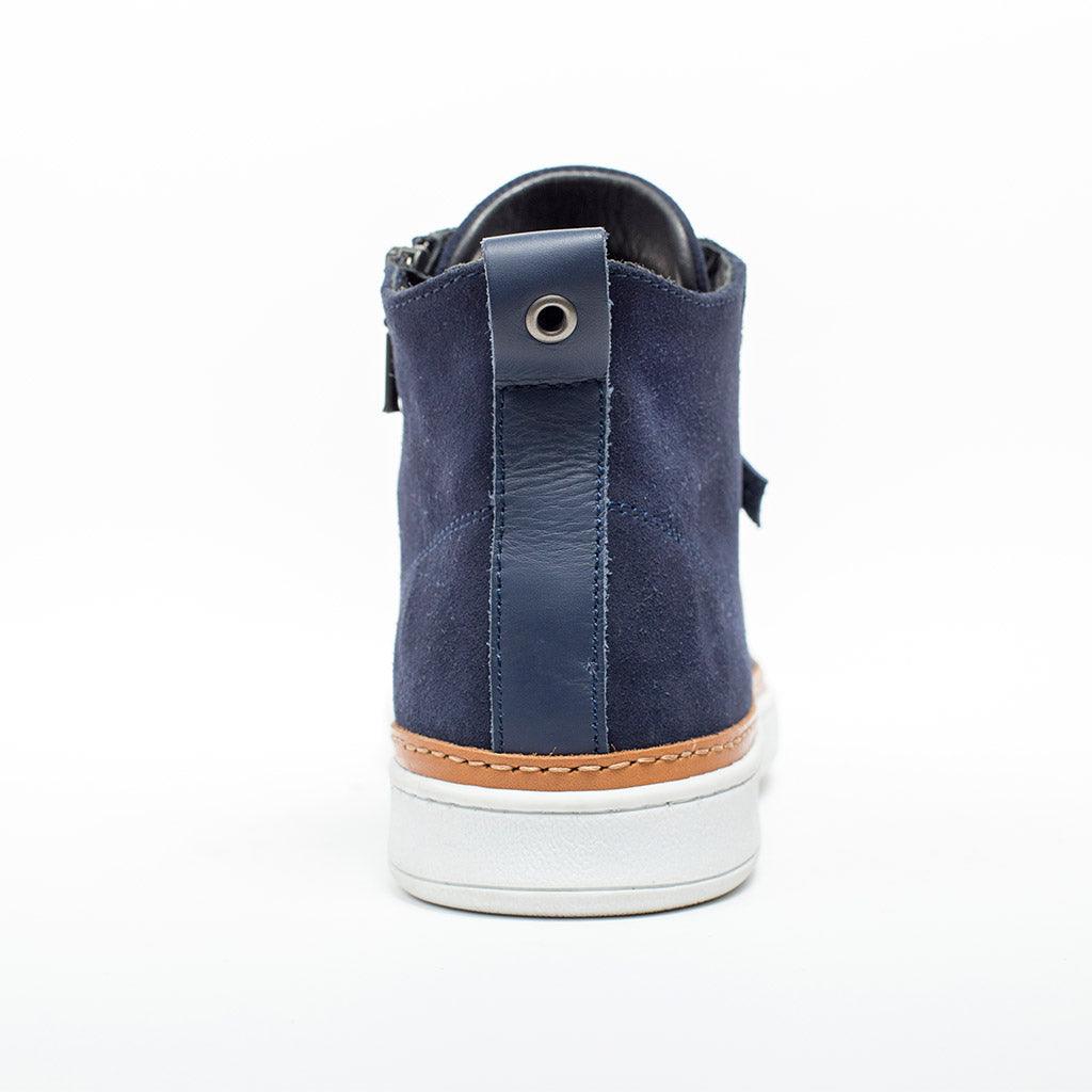 MMS035 Navy Suede - Make My Shoes Lab - Man Boots