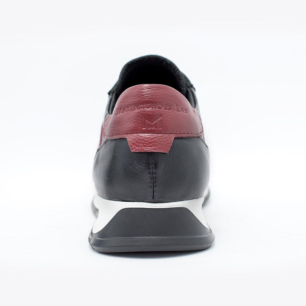 MMS034 Black Croc & Red - Make My Shoes Lab - Man Sneaker