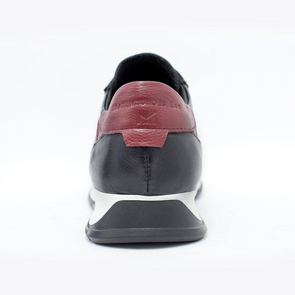 MMS034 Black Croc & Red - Make My Shoes Lab - Man Sneaker